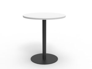 Mesa base disco plano, cubierta redonda PREMIUM Ø70x75h