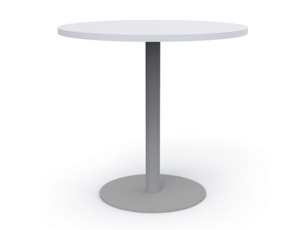 Mesa base disco plano, cubierta redonda formalita Ø80x75h colores