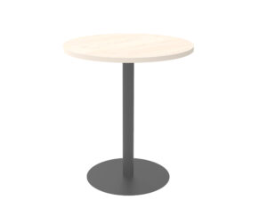 Mesa base disco plano, cubierta redonda formalita Ø70x75 cm.